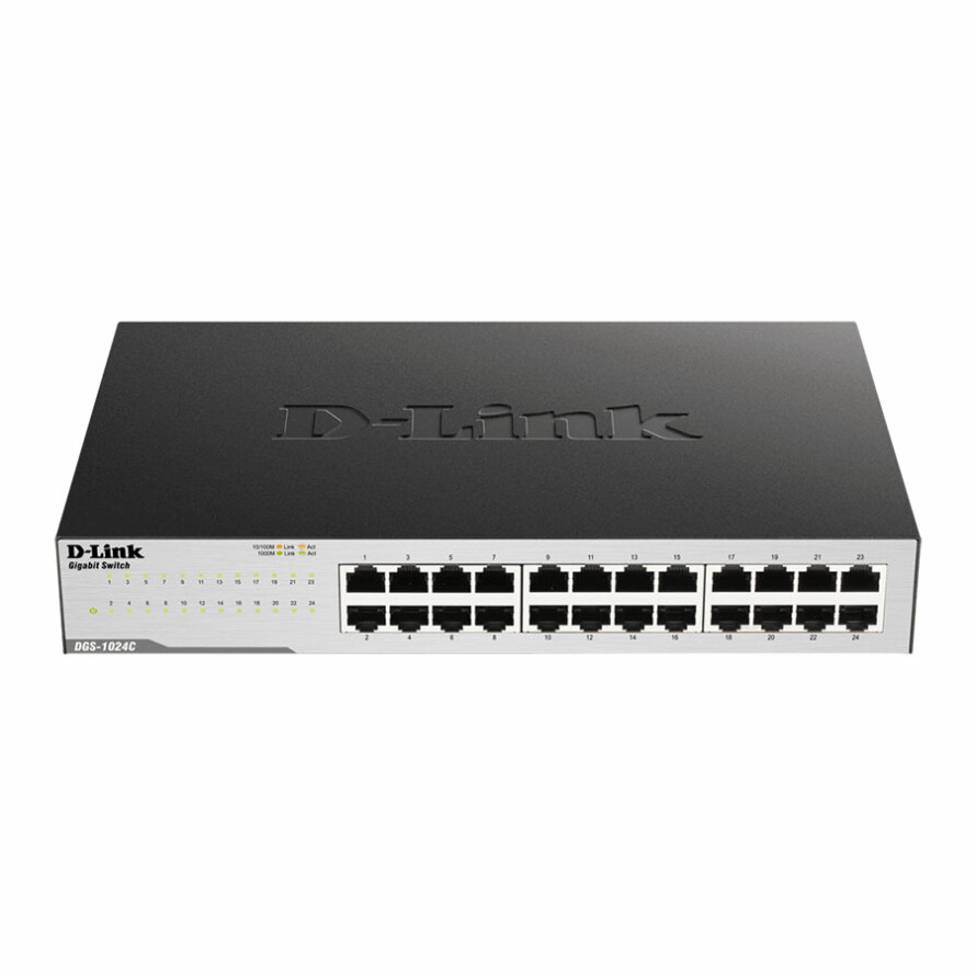 سوئیچ 24 پورت دی لینک DGS-1024C Gigabit 