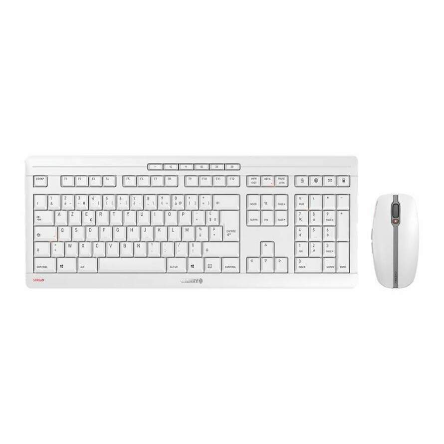 قیمت و خرید کیبورد و موس دسکتاپ چری CHERRY STREAM Combo-White| لیون  کامپیوتر