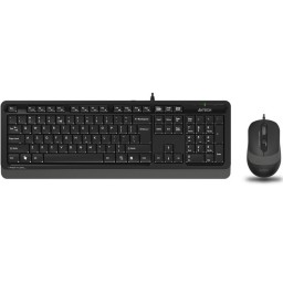 کیبورد و ماوس باسیم ای فورتک مدل F1010 GRAY