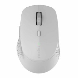 ماوس بی سیم رپو مدل M300 Silent Light Grey