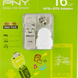 PNY Mini Hook Attache 16GB USB Flash + OTG Adaptor