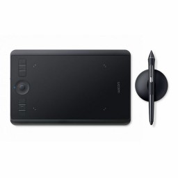 تبلت گرافیکی به همراه قلم نوری وکام مدل Intuos Pro Small PTH-460