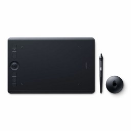 تبلت گرافیکی به همراه قلم نوری وکام مدل Intuos Pro Medium PTH-660