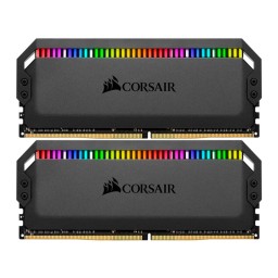رم کورسیر DOMINATOR PLATINUM Black RGB 32GB 16GBx2 3600MHz CL18