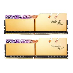 رم جی اسکیل Trident Z Royal RGB Gold 64GB 32GBx2 3600MHz CL16