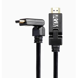 کابل HDMI با قابلیت چرخش ۹۰ درجه کی نت پلاس مدل KP-CHR2018 طول ۱.۸ متر