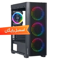 کیس اسمبل شده مسترتک Apachi ARGB Core i5 12400F Alder Lake/PRIME H610M-K D4 DDR4/16GB/GAMING GeForce RTX 4060 Ti 8GB Twin Edge