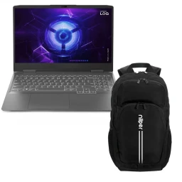 لپ تاپ گیمینگ 15.6 اینچی لنوو مدل LOQ i5 12450H/16GB/512GB/RTX 2050/15.6inch به همراه کیف لپ تاپ 15.6 اینچ نیلپر توریستر بوکان