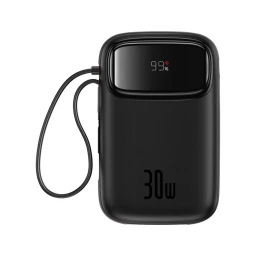 پاوربانک بیسوس مدل QPow2 30W ظرفیت 1۰۰۰۰ میلی‌آمپر ساعت