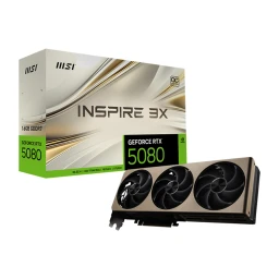 کارت گرافیک ام اس آی مدل GeForce RTX 5080 INSPIRE 3X OC 16GB GDDR7
