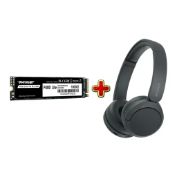 اس اس دی اینترنال پاتریوت مدل P400 Lite ظرفیت 1 ترابایت به همراه هدفون بی سیم سونی مدل WH-CH520 (هدیه یلدایی)