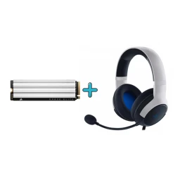 اس اس دی اینترنال کورسیر مدل MP600 ELITE ظرفیت 1 ترابایت مخصوص پلی استیشن ۵ به همراه هدست باسیم گیمینگ ریزر مدل Kaira X for PlayStation (فروش ویژه)