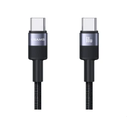 کابل تبدیل Type-C به Type-C یوسمز مدل SJ724 طول 1.2 متر