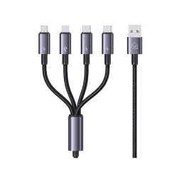کابل چند منظوره 15 وات یوسمز مدل SJ739 4in1  طول 1.2 متر