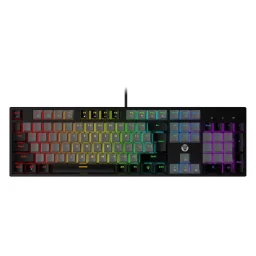 کیبورد باسیم گیمینگ فنتک مدل ATOM104 MK886 V2 Blue Switch
