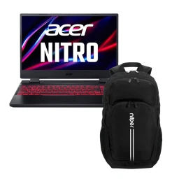 باندل لپ تاپ گیمینگ 15.6 اینچی ایسر مدل Nitro 5 AN515-58-5998 i5 12450H/8GB/512GBSSD/4GB RTX3050 به همراه کیف لپ تاپ 15.6 اینچ نیلپر توریستر بوکان