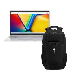 باندل لپ تاپ 15.6 اینچی ایسوس مدل Vivobook F1504VA Core i7 1355U 16GB 512GBSSD Intel Graphics 15.6inch FHD به همراه کیف لپ تاپ 15.6 اینچ نیلپر توریستر بوکان