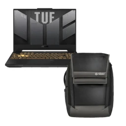 باندل لپ تاپ 15.6 اینچی ایسوس مدل TUF Gaming F15-FX507VU-LP150-i7-13620H-16GB-512SSD-6GB-RTX4050-Win 11 به همراه کیف لپ تاپ 15 اینچ نیلپر توریستر مدل پترو