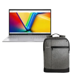 باندل لپ تاپ 15.6 اینچی ایسوس مدل Vivobook 15 F1504VA Core i3 1315U 4GB 512GBSSD Intel Graphics 15.6inch UHD به همراه کیف لپ تاپ 15.6 اینچ نیلپر توریستر تمین