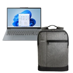 باندل لپ تاپ 15.6 اینچی لنوو مدل IdeaPad Slim 3 15IRU8-V (2024) i3/1315U/8GB/256GB SSD/Intel به همراه کیف لپ تاپ 15.6 اینچ نیلپر توریستر مدل تمین