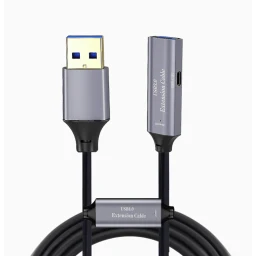 کابل افزایش طول اکتیو ۳٫۰ USB کی نت پلاس مدل K-CUE30100 طول ۱۰ متری