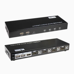 سوئیچ کی وی ام 4 پورت HDMI کی نت پلاس مدل K-SWKH404