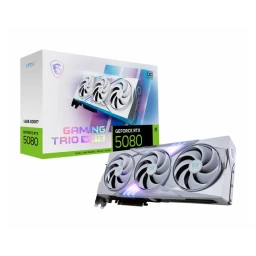 کارت گرافیک ام اس آی مدل GeForce RTX 5080 16G GAMING TRIO OC WHITE