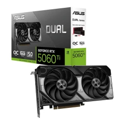 کارت گرافیک ایسوس Dual GeForce RTX 5060 TI OC Edition 16GB GDDR7