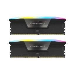 رم دسکتاپ DDR5 دو کاناله 6000 مگاهرتز CL30 کورسیر مدل VENGEANCE RGB AMD ظرفیت 96 گیگابایت