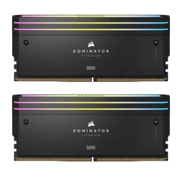 رم دسکتاپ DDR5 دو کاناله 7200 مگاهرتز CL34 کورسیر مدل Dominator Titanium RGB ظرفیت 32 گیگابایت
