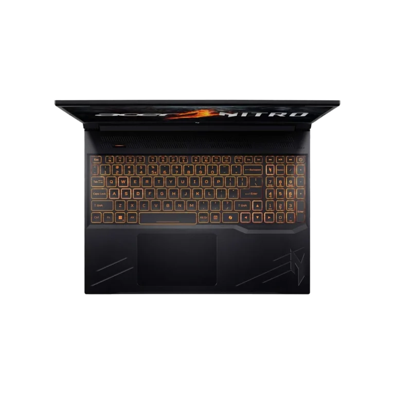 لپ تاپ 16 اینچی ایسر مدل Nitro V 16 ANV16-71-70F7-i7 14650HX-16GB DDR5 5600MHz-512GB SSD-RTX4060-FHD 165Hz باز از بالا