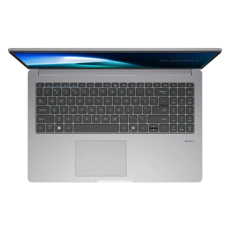 لپ تاپ 15.6 اینچی ایسوس مدل ExpertBook P1 P1503CVA-I78512B9D-i7 13620H-8GB DDR5 4800MHz-512GB SSD-IPS-Fingerprint باز از بالا