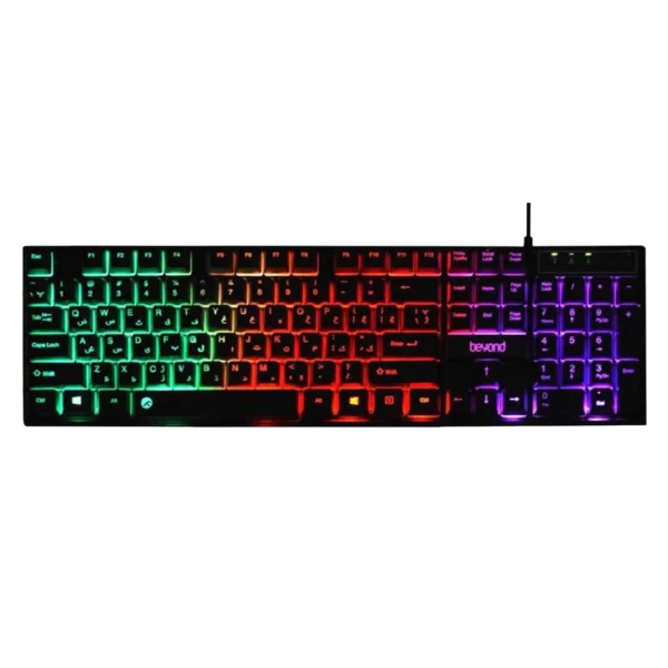 کیبورد گیمینگ با سیم بیاند مدل BK-7120 RGB