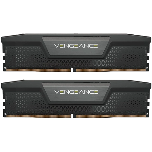 رم دسکتاپ DDR5 دوکاناله 5200 مگاهرتز CL40 کورسیر مدل VENGEANCE ظرفیت 64 گیگابایت