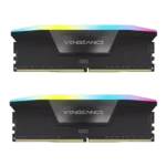 رم دسکتاپ DDR5 دوکاناله 6000 مگاهرتز CL36 کورسیر مدل VENGEANCE RGB ظرفیت 32 گیگابایت