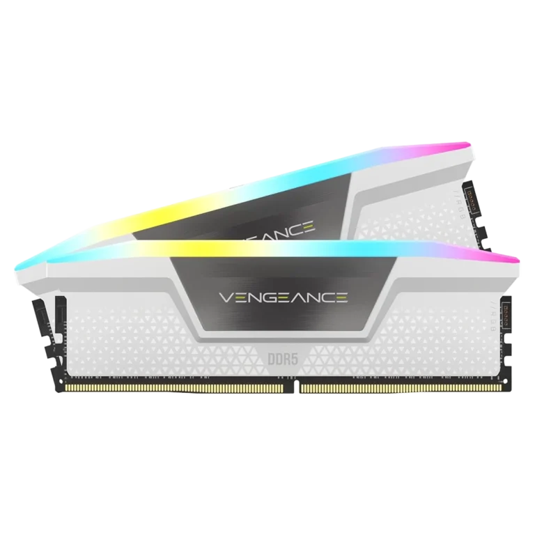 رم دسکتاپ DDR5 دوکاناله 5200 مگاهرتز CL40 کورسیر مدل VENGEANCE RGB ظرفیت 32 گیگابایت