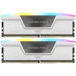 رم دسکتاپ DDR5 دوکاناله 5200 مگاهرتز CL40 کورسیر مدل VENGEANCE RGB ظرفیت 32 گیگابایت