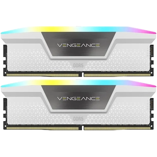 رم دسکتاپ DDR5 دوکاناله 5200 مگاهرتز CL40 کورسیر مدل VENGEANCE RGB ظرفیت 32 گیگابایت