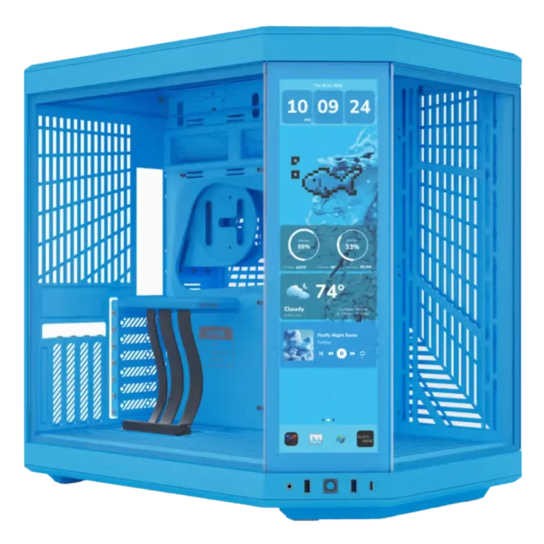 کیس کامپیوتر هایت مدل Y70 با صفحه نمایش لمسی