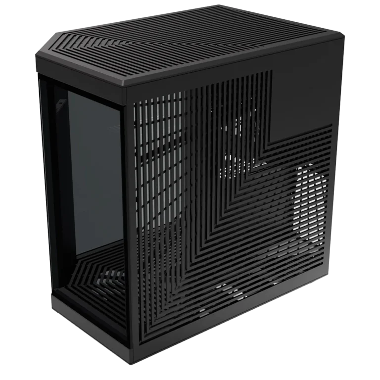 کیس کامپیوتر هایت مدل Y70 با صفحه نمایش لمسی از بالا