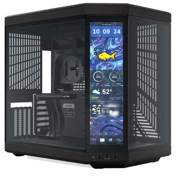 کیس کامپیوتر هایت مدل Y70 با صفحه نمایش لمسی