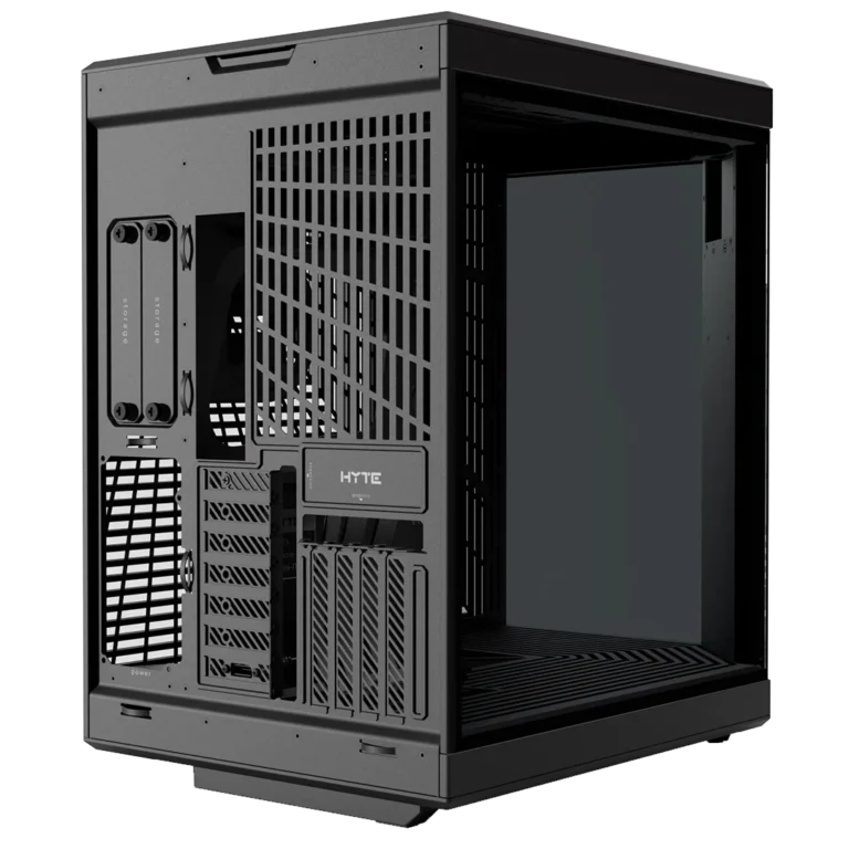 کیس کامپیوتر هایت مدل Y70 با صفحه نمایش لمسی از پشت