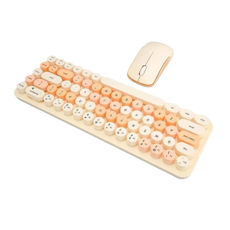 کیبورد و ماوس بی‌سیم مافی مدل I Bean Colorful