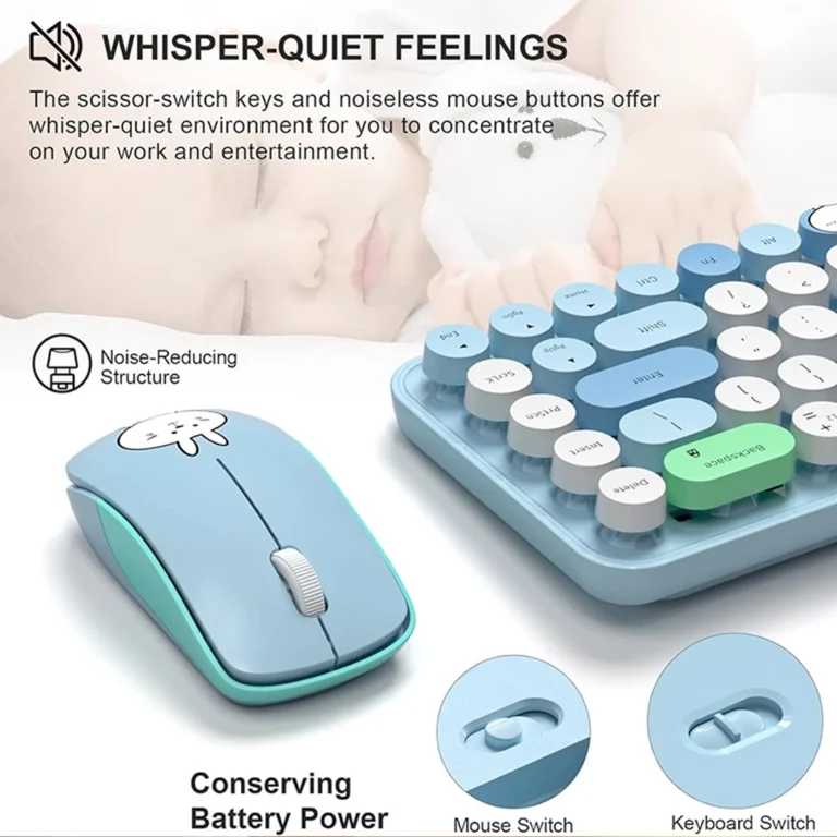 کیبورد و ماوس بی‌سیم مافی مدل I Bean Pro