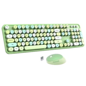 کیبورد و ماوس بی‌سیم مافی مدل Sweet Pure
