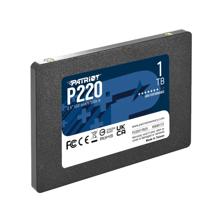 قیمت اس‌اس‌دی اینترنال پاتریوت مدل P220 ظرفیت 1 ترابایت
