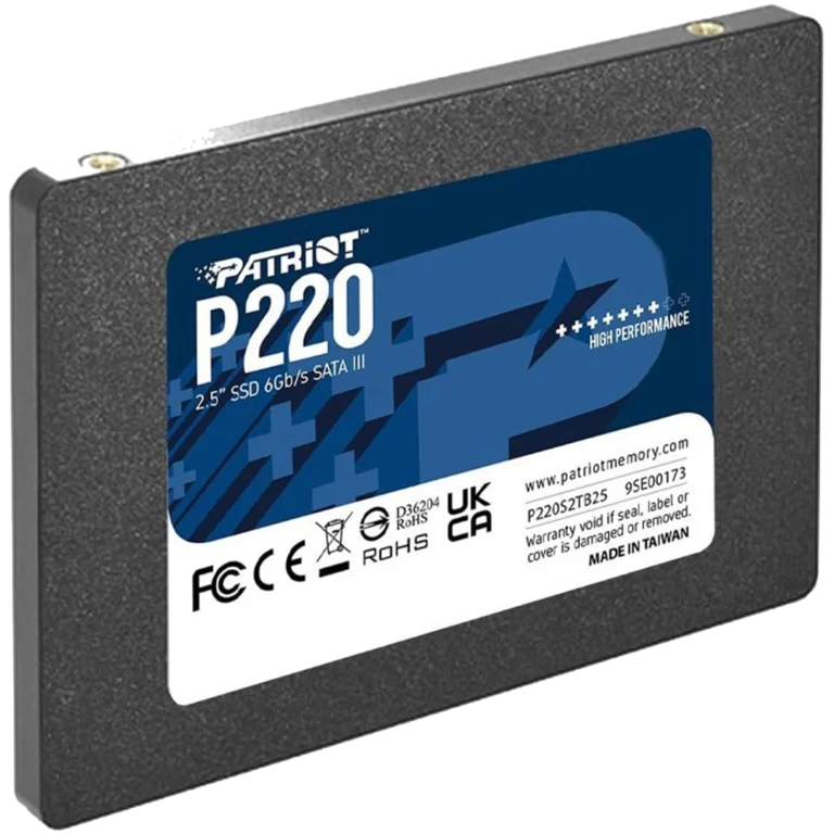 اس‌اس‌دی پاتریوت مدل P220 ظرفیت 256 گیگابایت