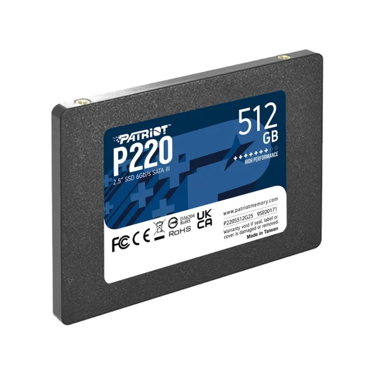 خرید اس‌اس‌دی اینترنال پاتریوت مدل P220 ظرفیت 512 گیگابایت