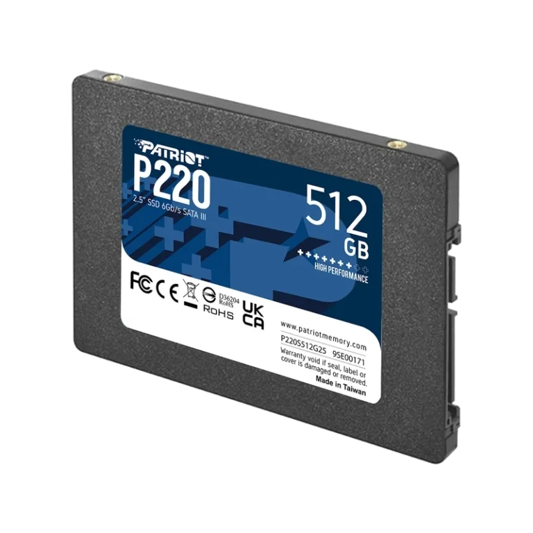 قیمت اس‌اس‌دی اینترنال پاتریوت مدل P220 ظرفیت 512 گیگابایت