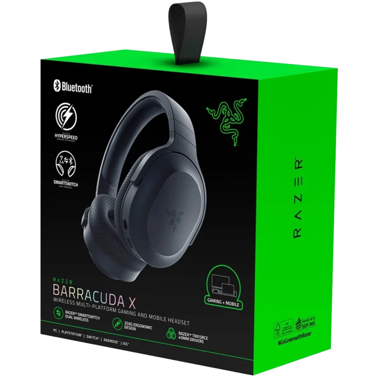 جعبه هدست گیمینگ بی‌سیم ریزر مدل Barracuda X 2022